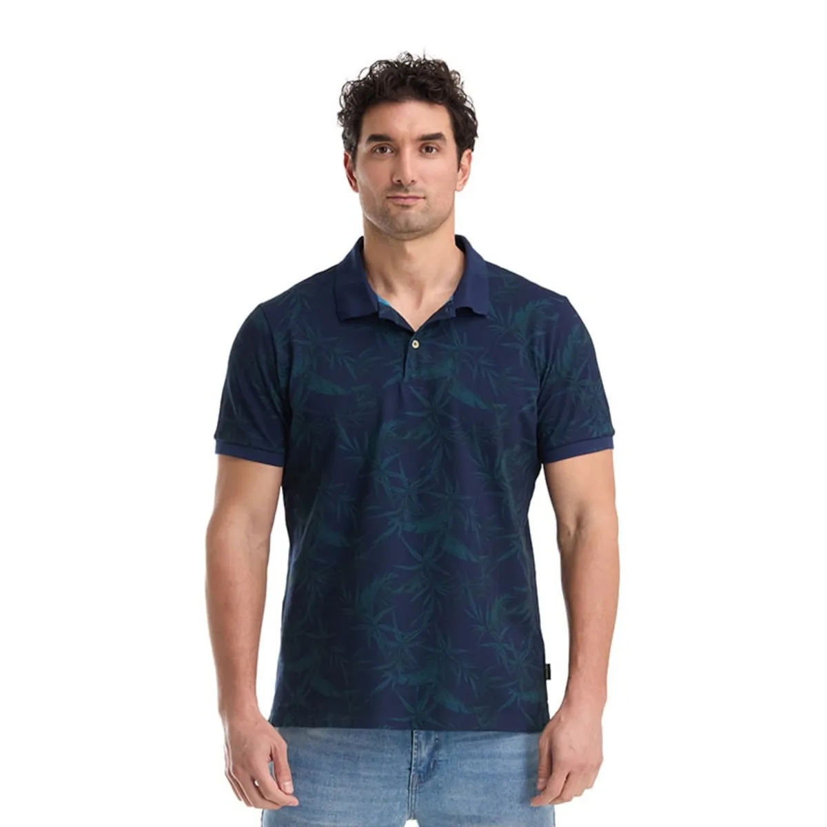 PANAMA JACK - Polera Hombre Casual Azul Panama Jack