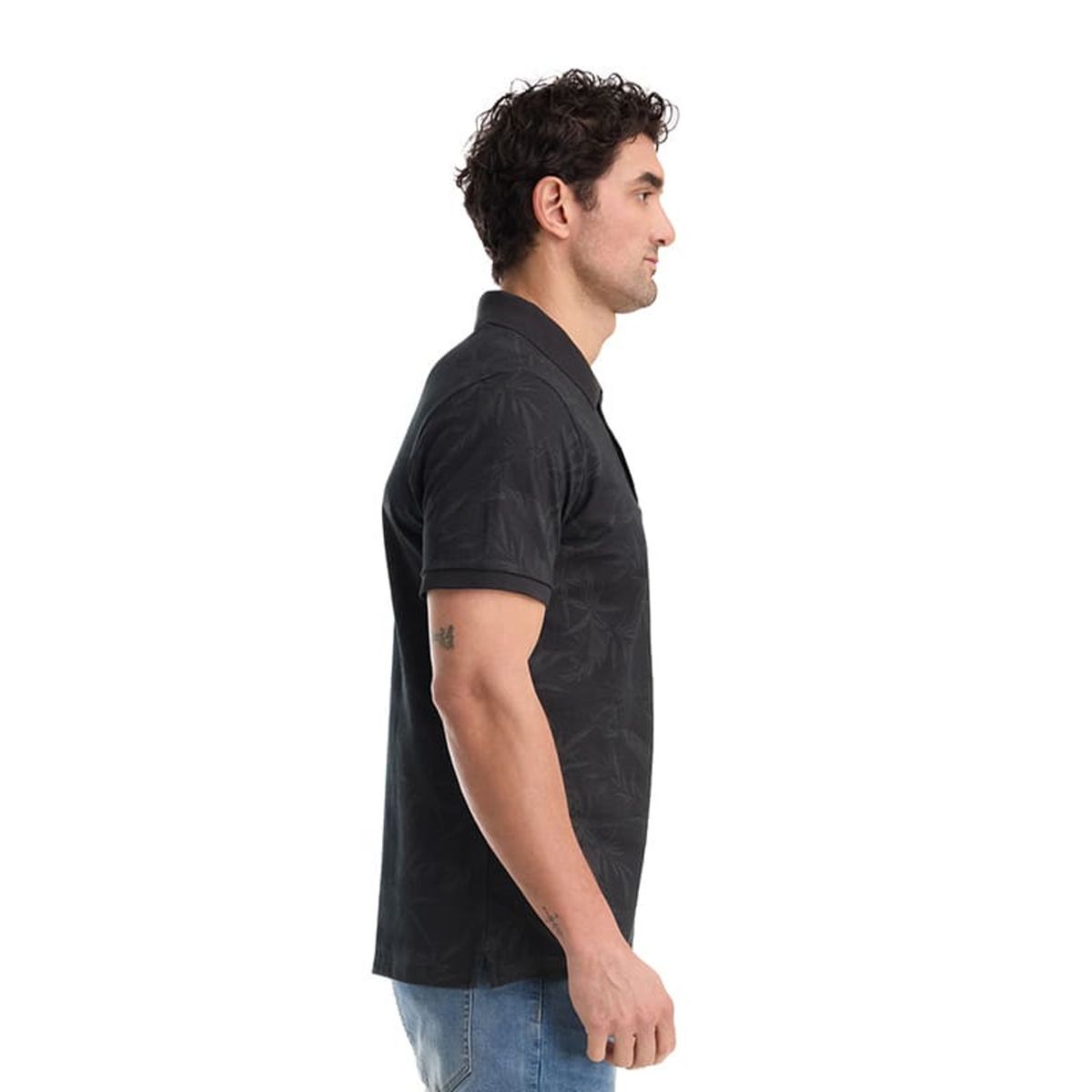 PANAMA JACK - Polera Hombre Casual Negro Panama Jack
