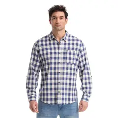 PANAMA JACK - Camisa Hombre Casual Azul