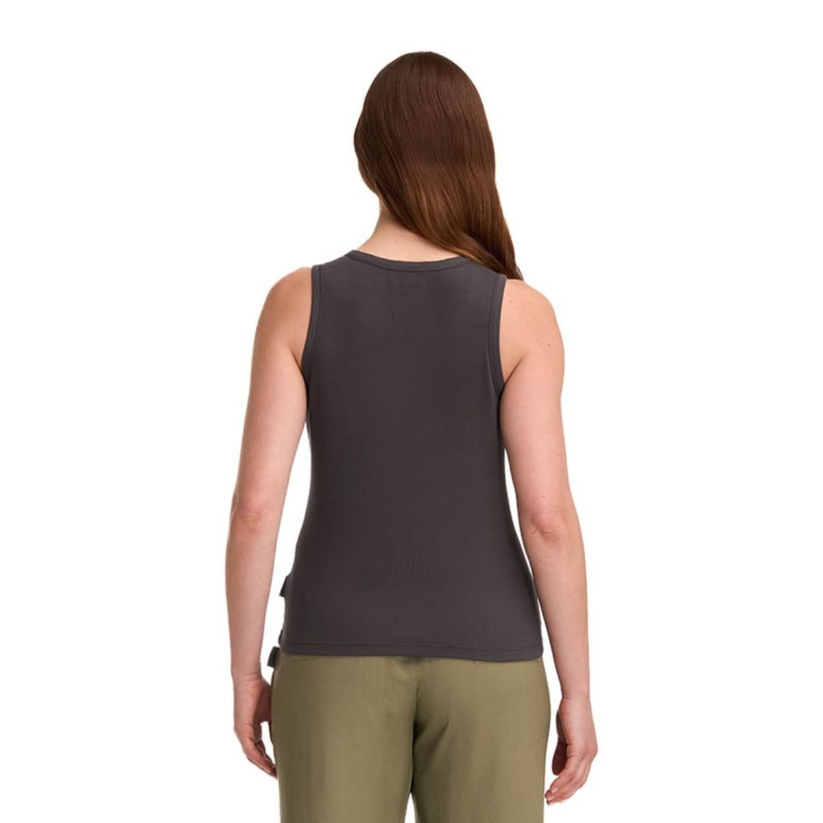 PANAMA JACK - Polera Mujer sin mangas algodón Casual Gris Panama Jack