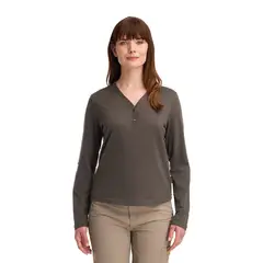 PANAMA JACK - Polera Manga Larga ajustable Mujer Gris