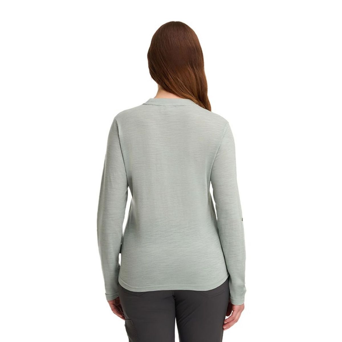 PANAMA JACK - Polera Manga Larga ajustable Mujer Verde Panama Jack