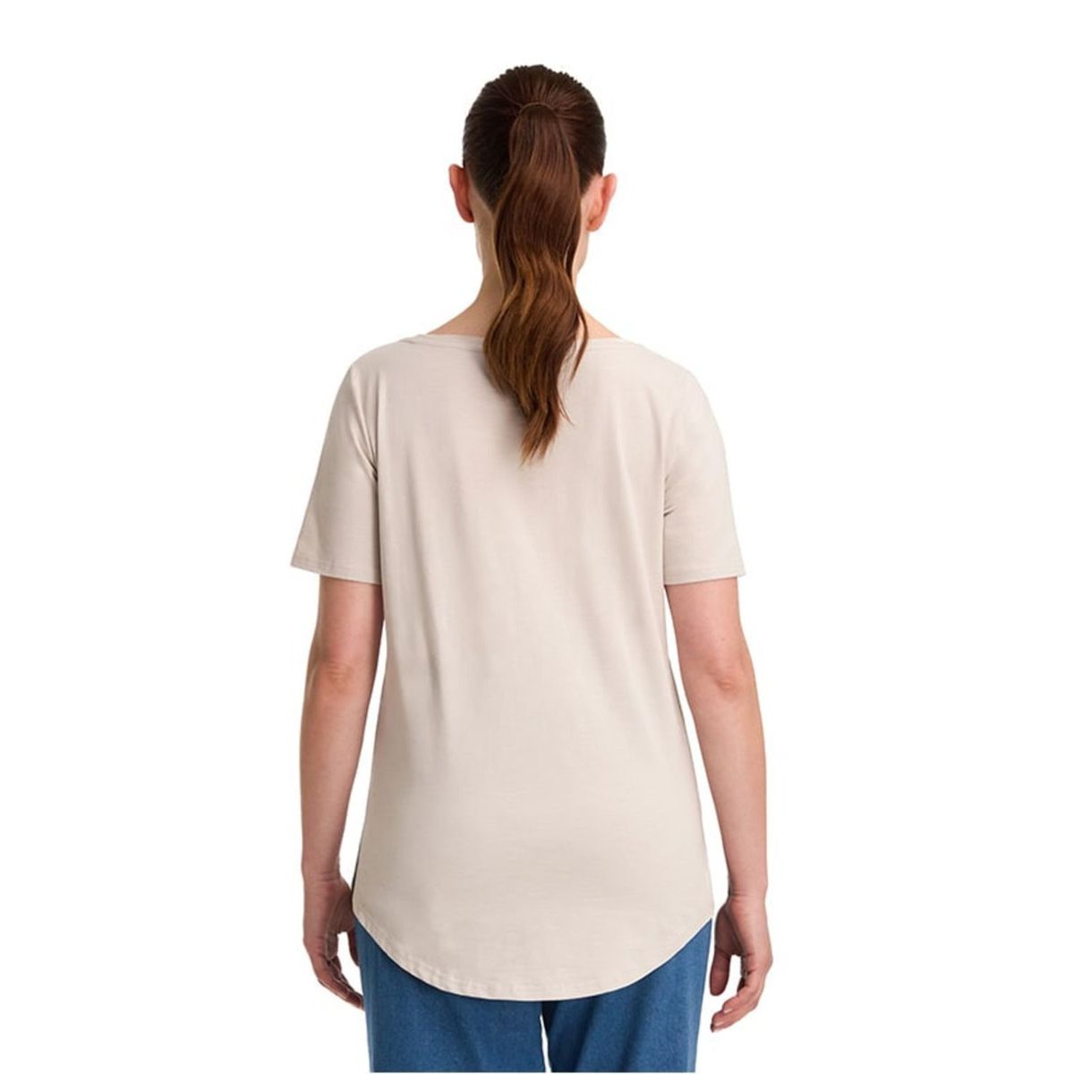 PANAMA JACK - Polera Mujer Casual Beige Panama Jack