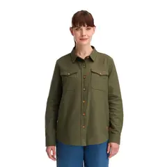 PANAMA JACK - Camisa Mujer Casual Verde