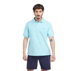 PANAMA JACK - Polera Hombre Casual Turquesa