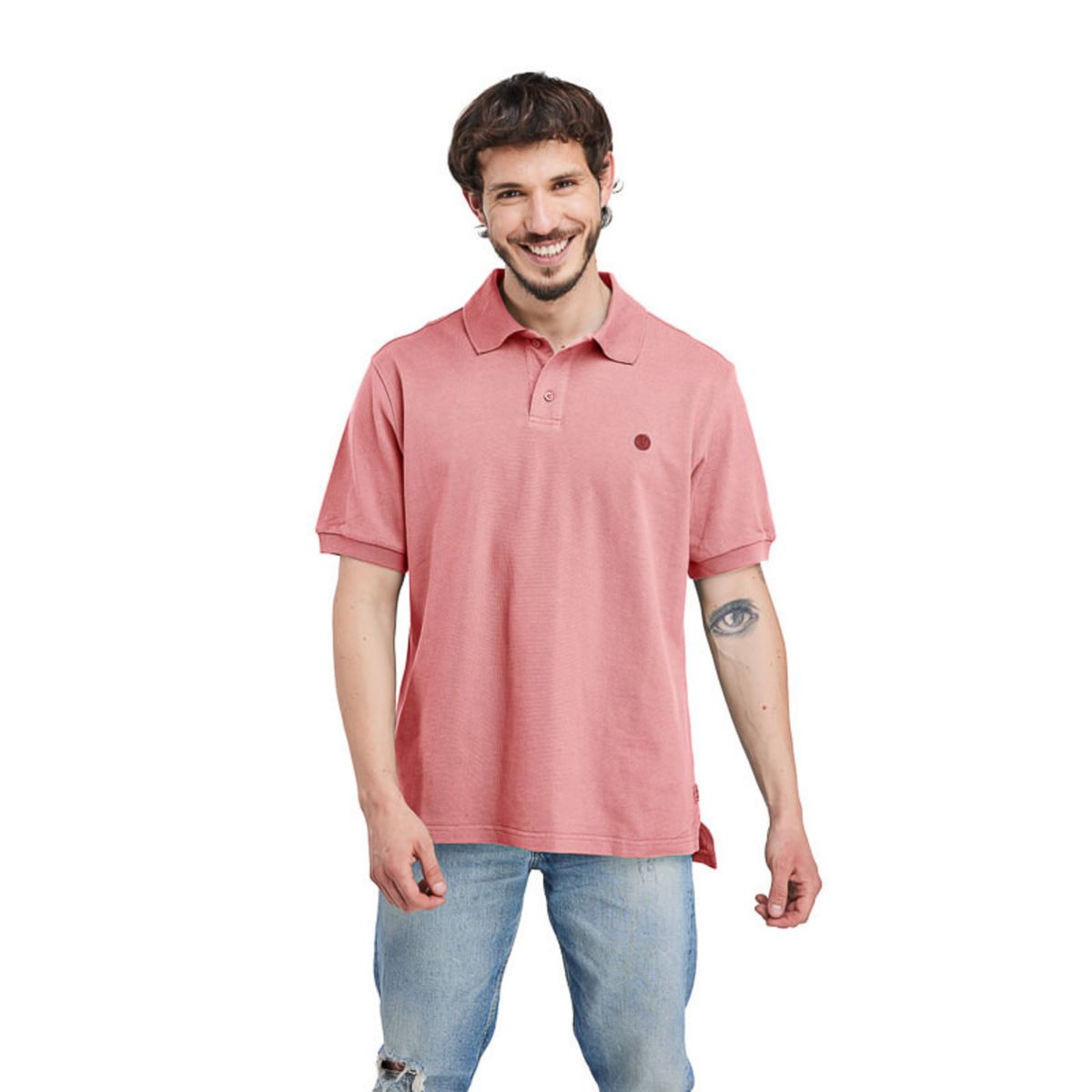 PANAMA JACK - Polera Hombre Casual Naranja claro Panama Jack