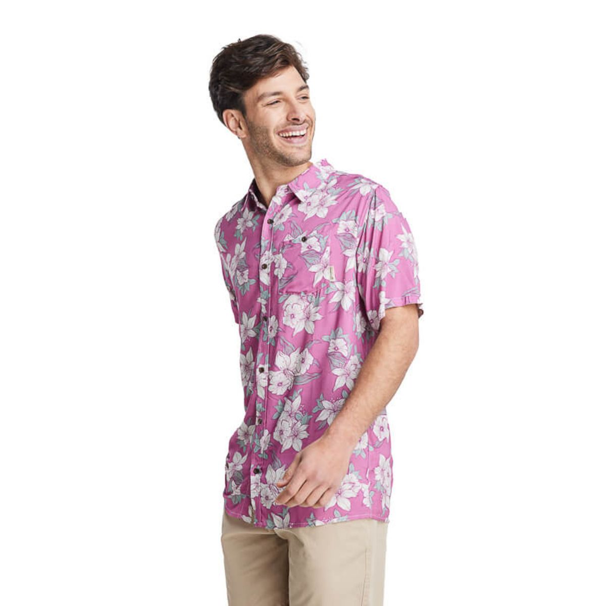 PANAMA JACK - Guayabera Hombre Casual Lila Panama Jack