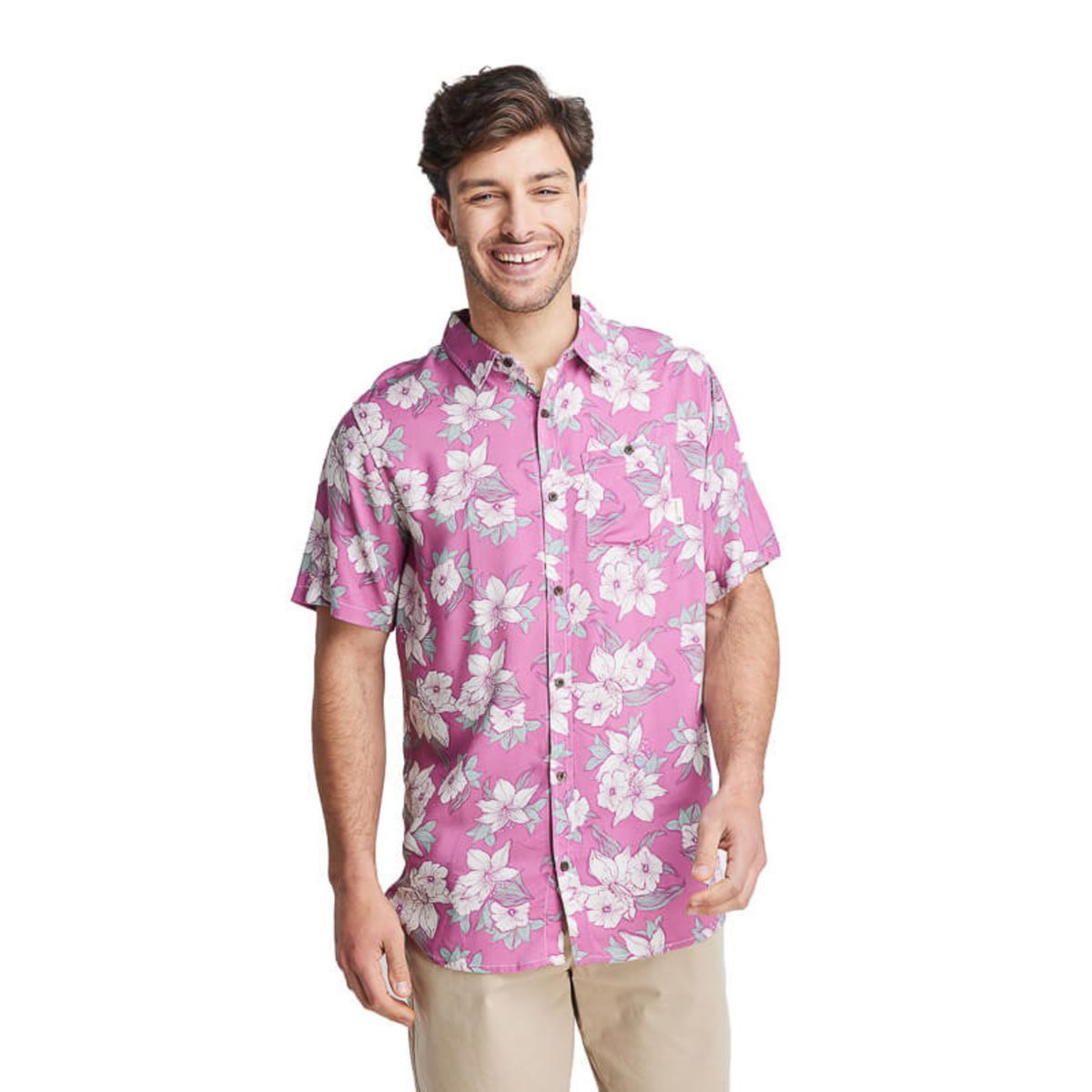 PANAMA JACK - Guayabera Hombre Casual Lila Panama Jack