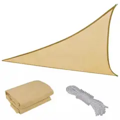 GENERICO - Toldo Vela Triangular 3.5 x 3.5 m – Protección Solar y Estilo para tus Espacios Exteriores