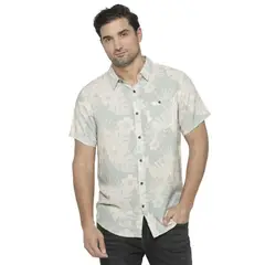 PANAMA JACK - Guayabera Hombre Casual Verde claro