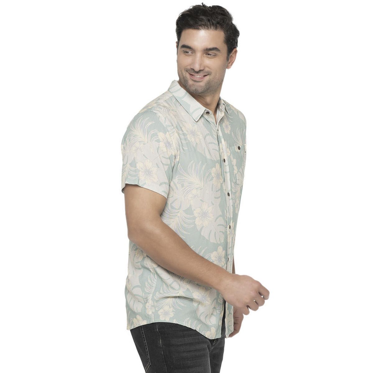 PANAMA JACK - Guayabera Hombre Casual Verde claro Panama Jack