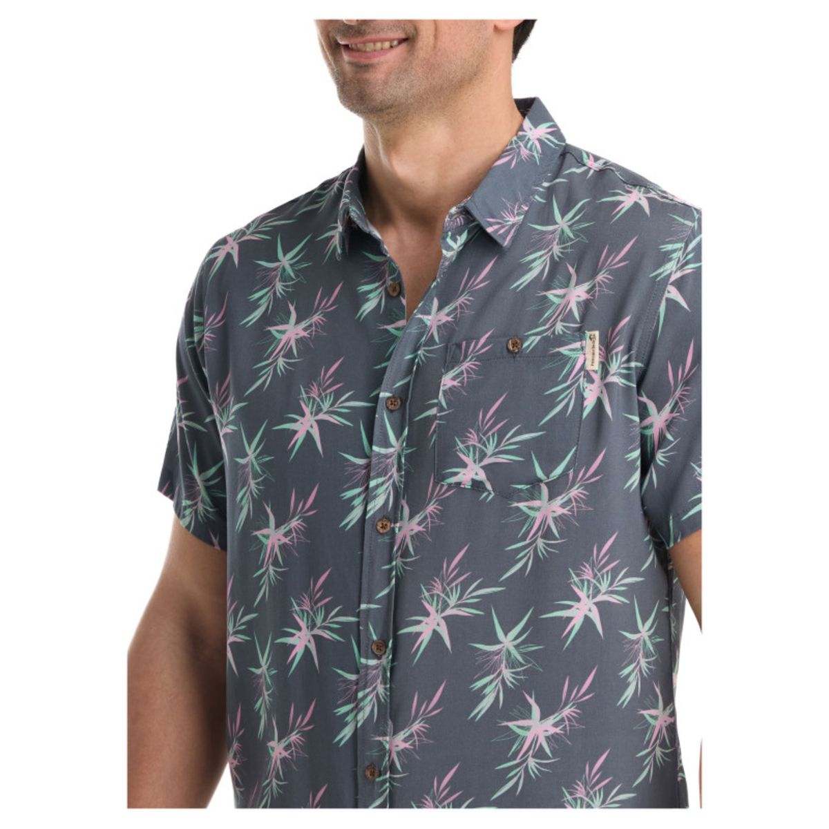 PANAMA JACK - Guayabera Hombre Casual Gris Panama Jack