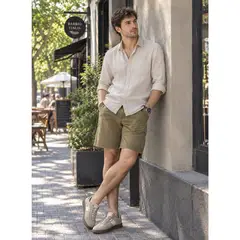 PANAMA JACK - Bermuda Hombre Casual Verde