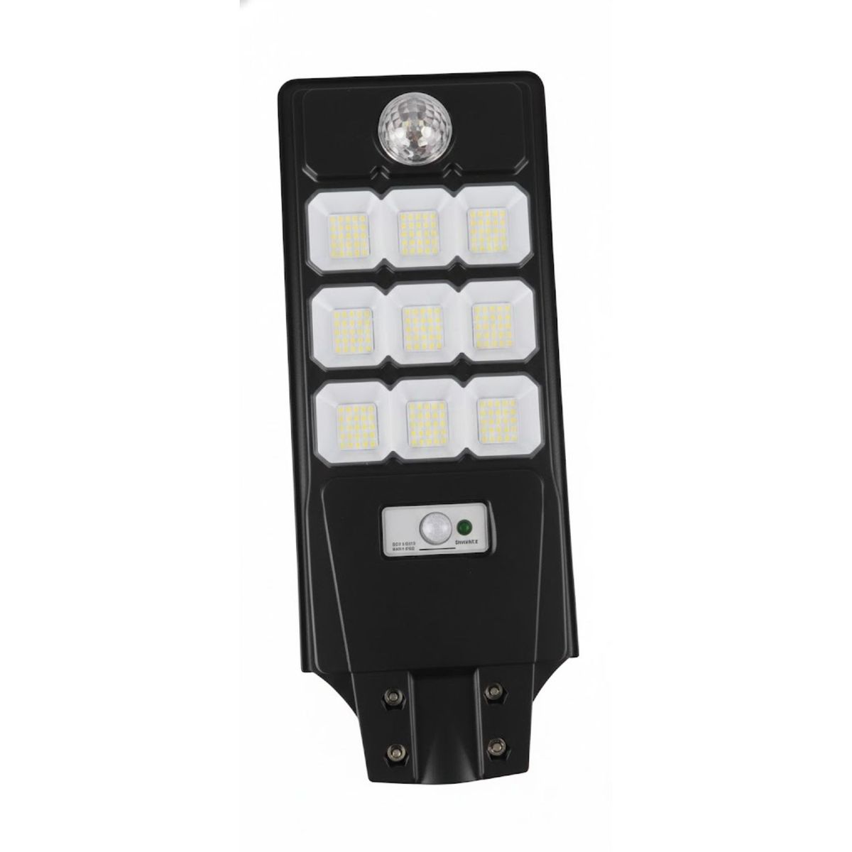 GENERICO - Foco Solar Led Iluminacion Potencia Exterior 1000w Poste Negro