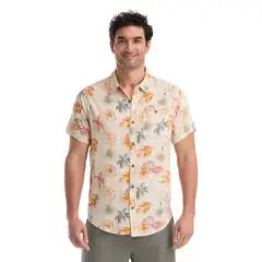 PANAMA JACK - Guayabera Hombre Casual Beige