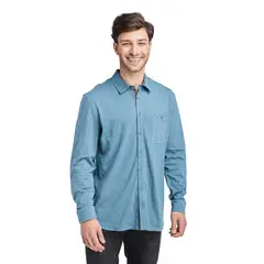 PANAMA JACK - Camisa Hombre Casual Celeste
