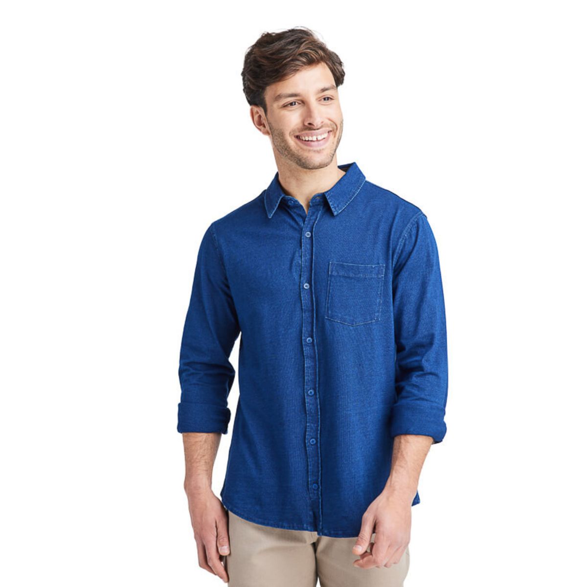 PANAMA JACK - Camisa Hombre Casual Azul Panama Jack