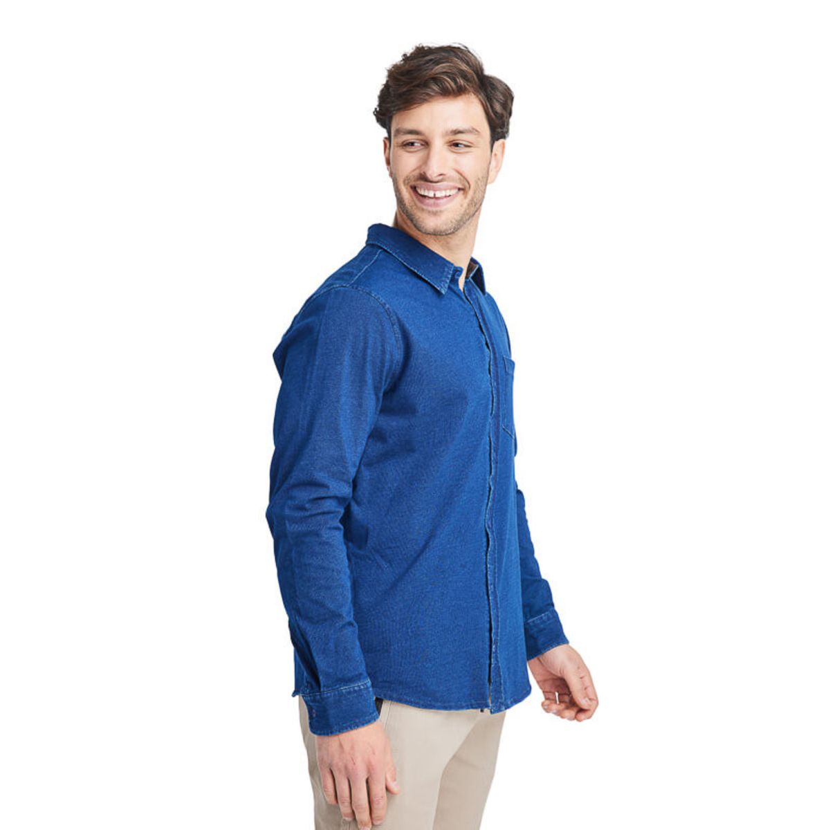 PANAMA JACK - Camisa Hombre Casual Azul Panama Jack