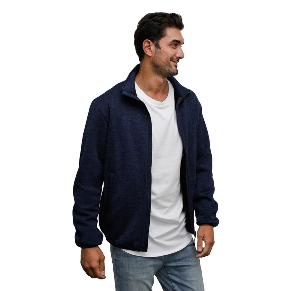 PANAMA JACK - Polerón Hombre Tejido con polar Azul Panama Jack