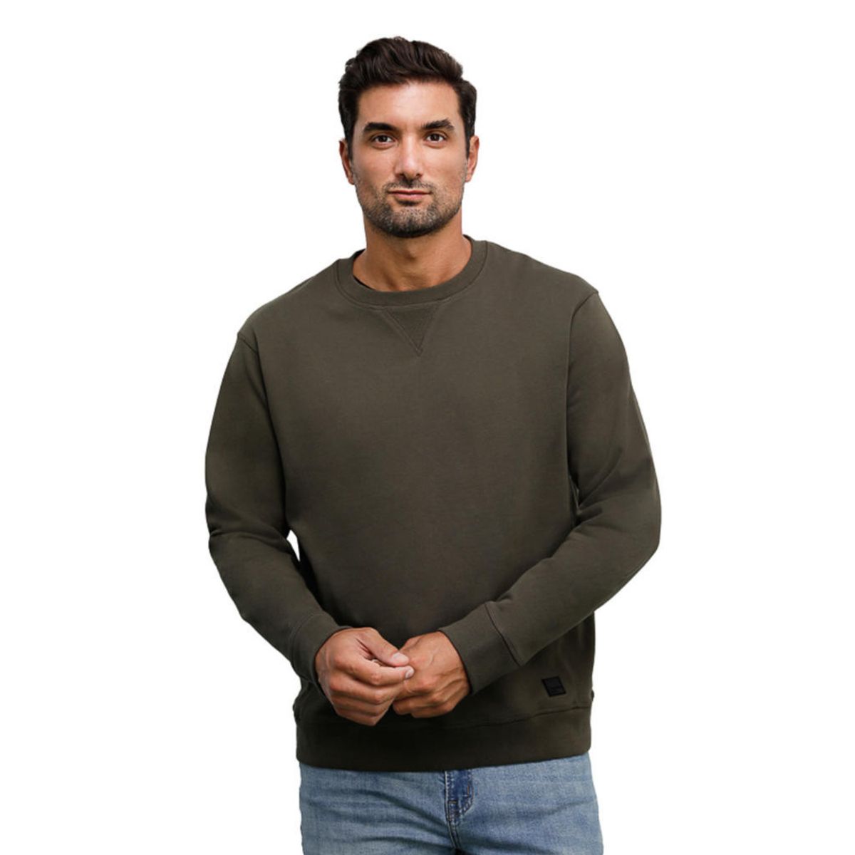 PANAMA JACK - Polerón Hombre Casual Verde Panama Jack