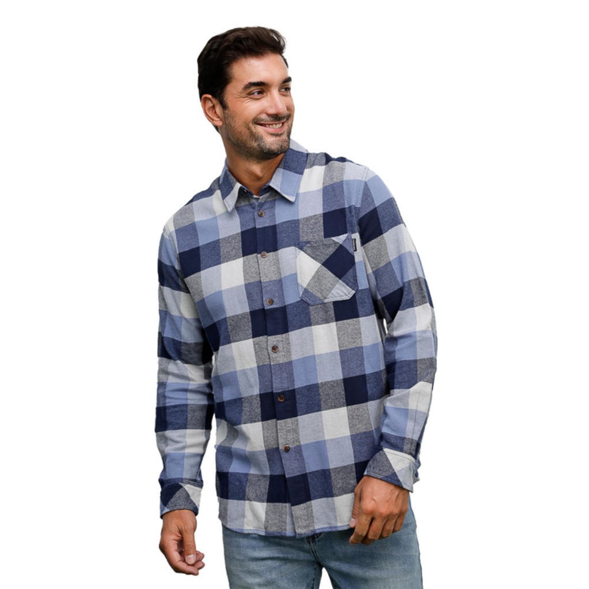 PANAMA JACK - Camisa Hombre tipo leñadora Azul Panama Jack