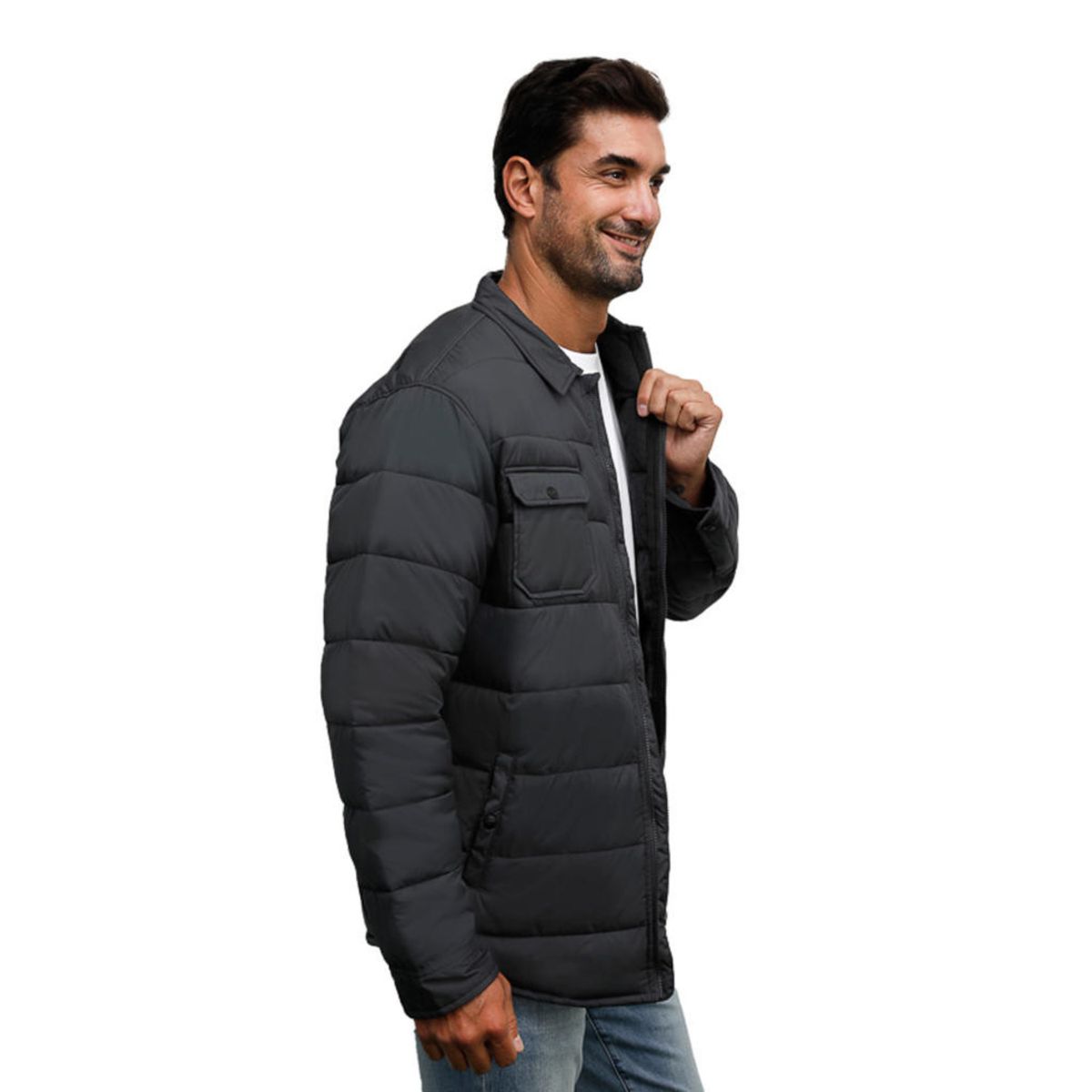 PANAMA JACK - Parka Hombre Casual Gris Panama Jack