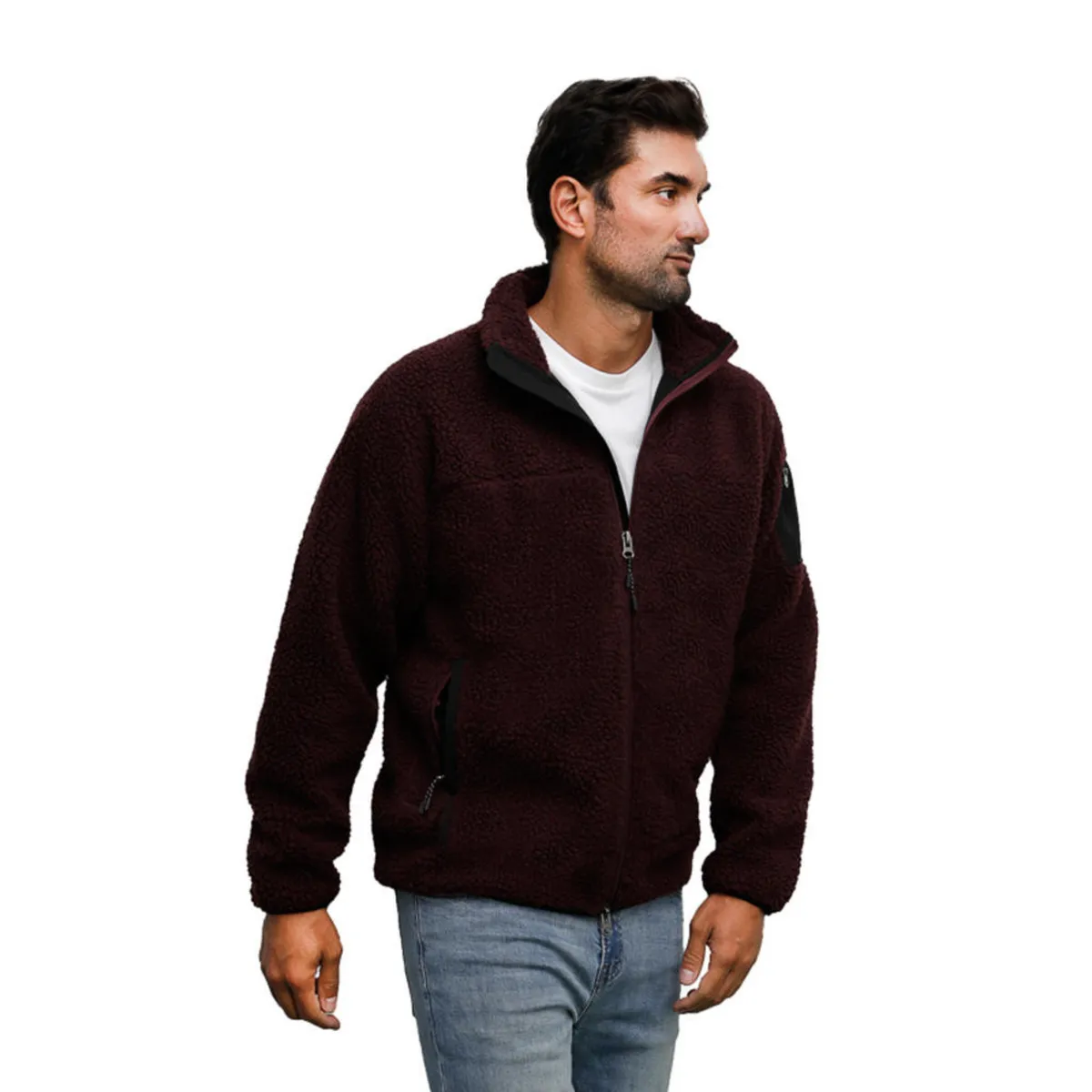 PANAMA JACK - Chaqueta Hombre Chiporro Bordó Panama Jack