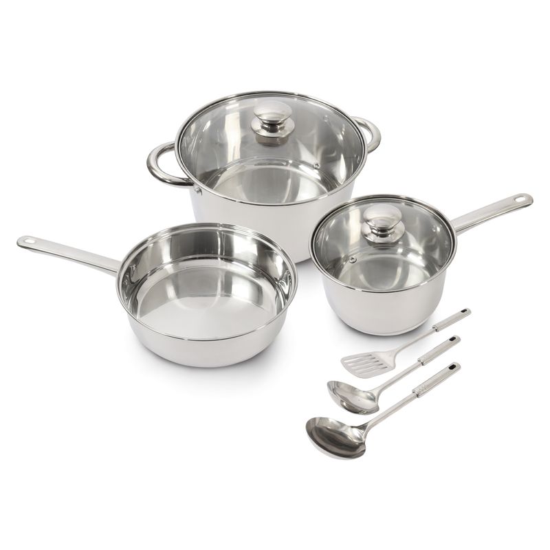 ILKO - Batería de Cocina Prime 5 Piezas + 3 Utensilios Ilko