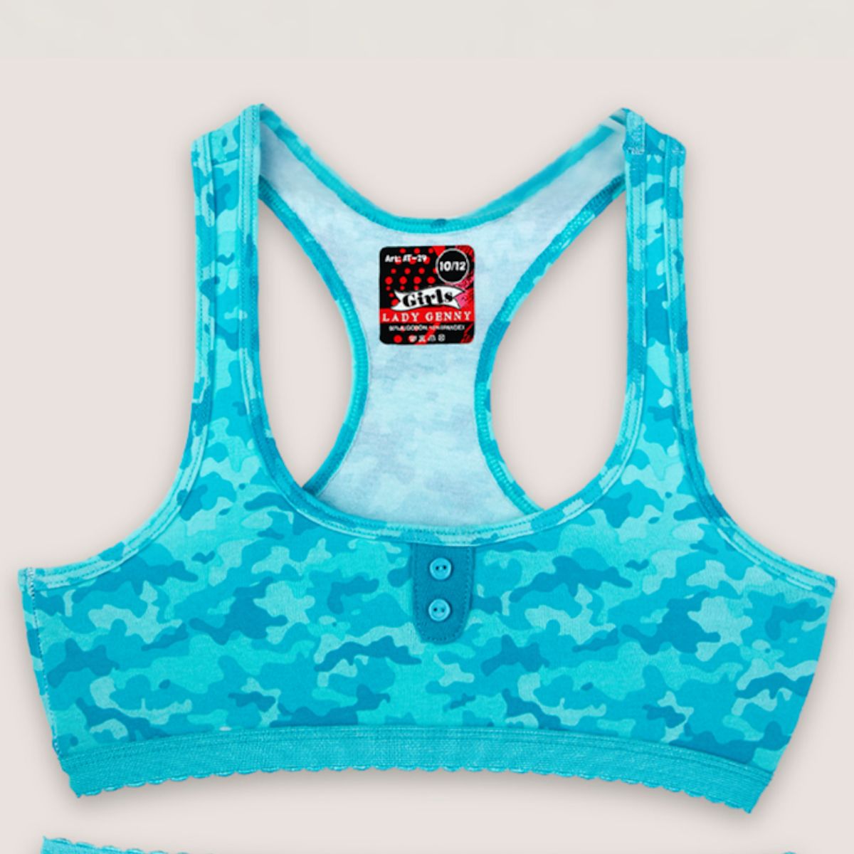 LADY GENNY - Conjunto Ropa Interior Niñas Algodón Spandex - Lady Genny