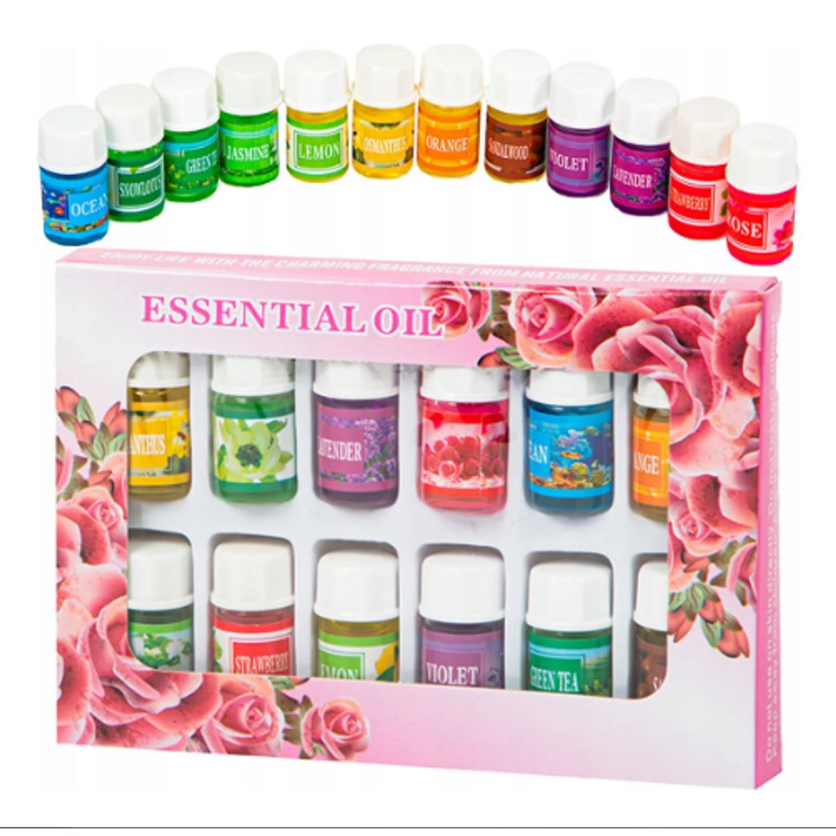GENERICO - Pack 12 Esencias De Aceites Aromáticos Aroma Humidificadores