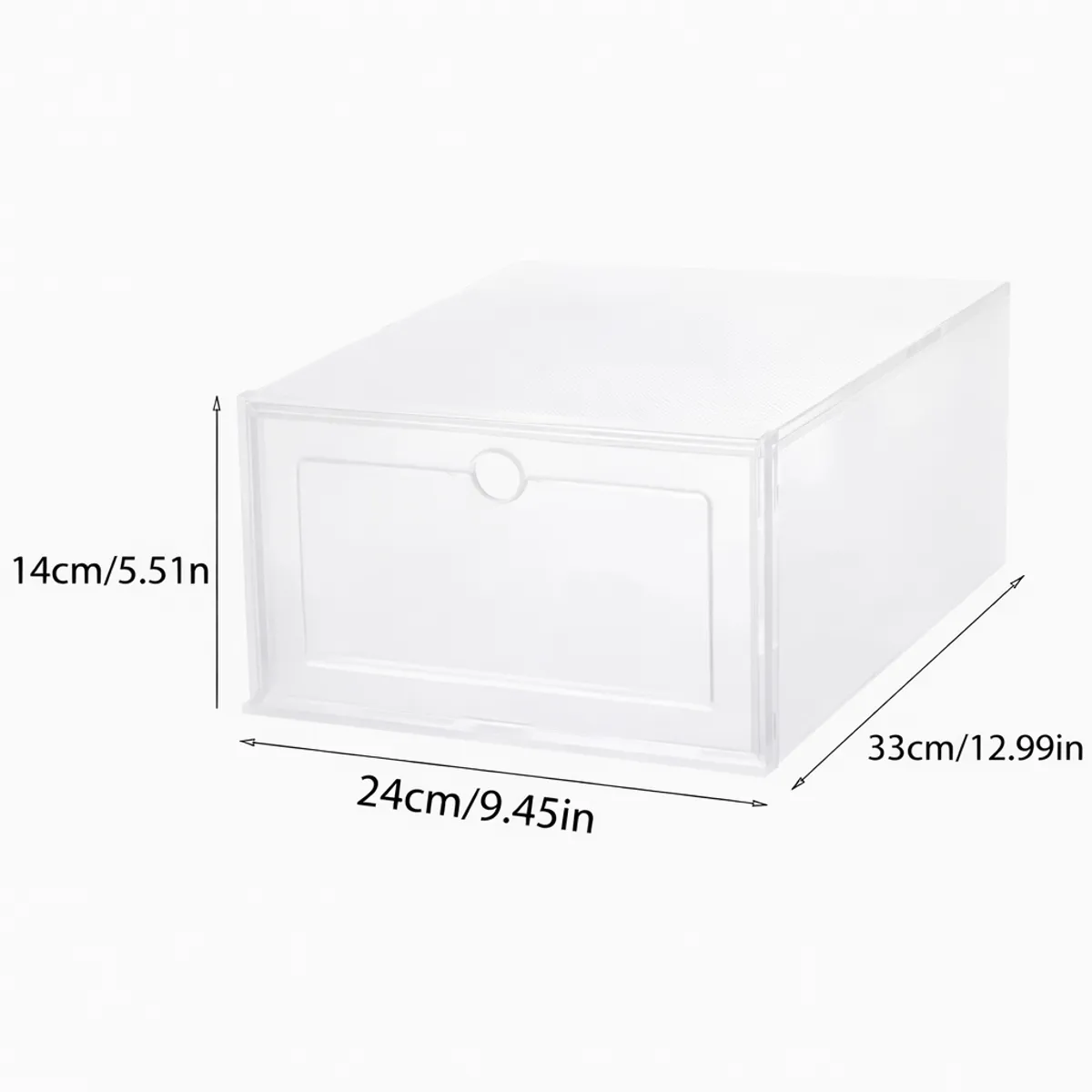 GENERICO - Cajas Organizadores De Zapatos Pack Con 10 Unidades