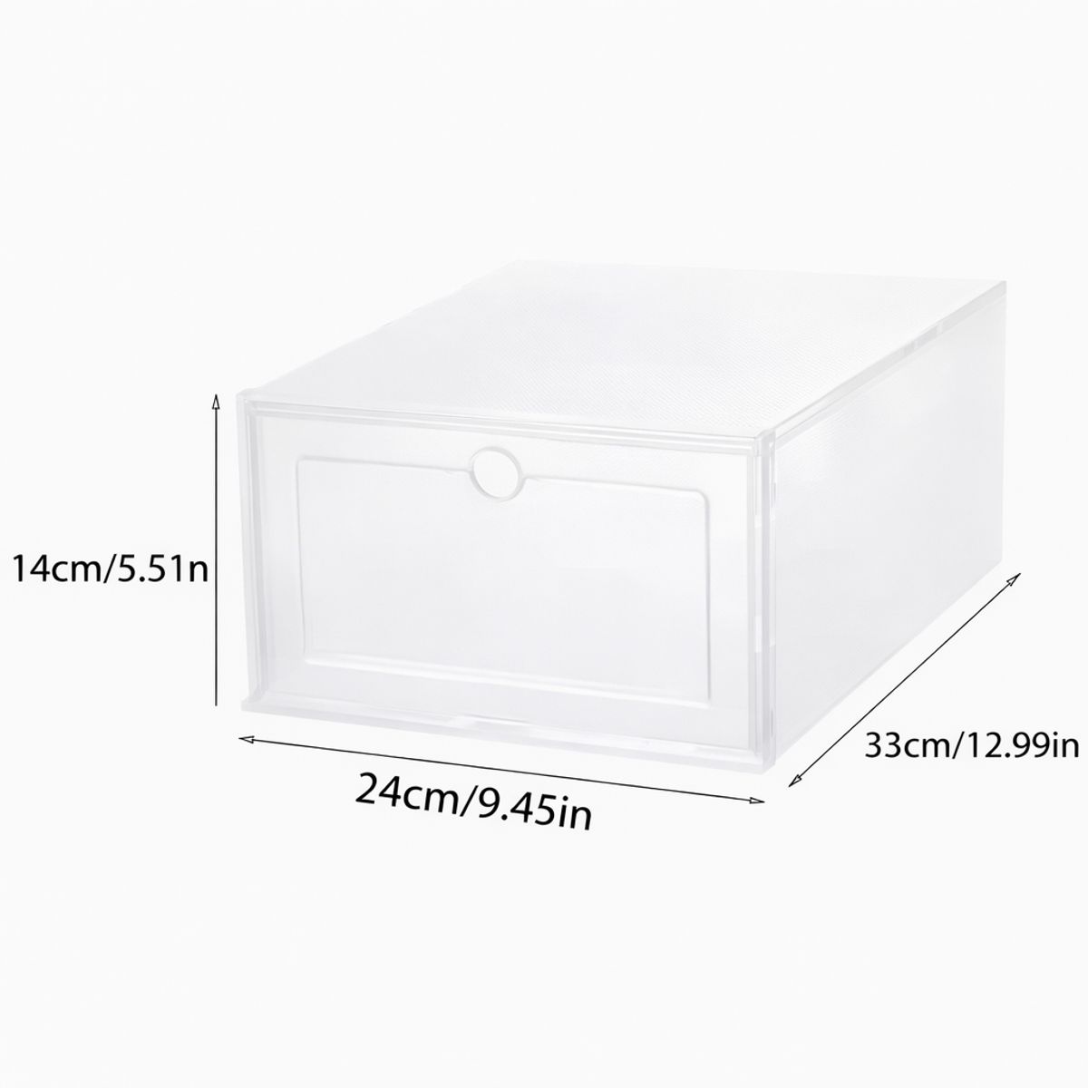 GENERICO - Cajas Organizadores De Zapatos Pack Con 10 Unidades