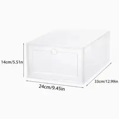 GENERICO - Cajas Organizadores De Zapatos Pack Con 10 Unidades