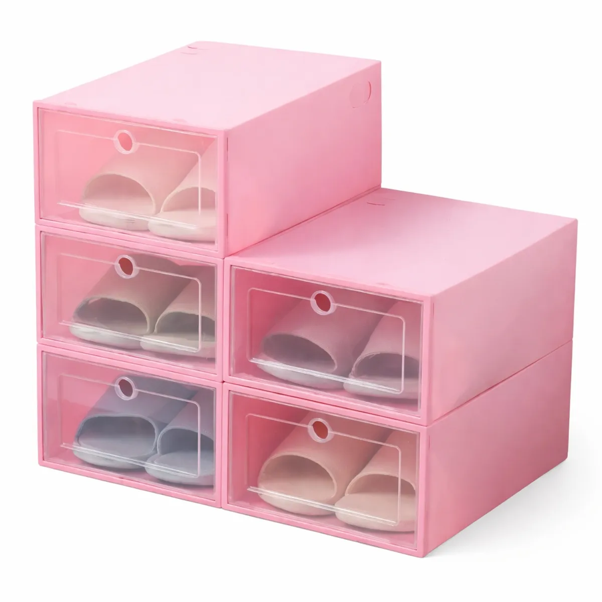 GENERICO - Cajas Organizadores De Zapatos Pack Con 10 Unidades