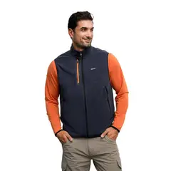 PANAMA JACK - Polerón Polar sin mangas Hombre Azul