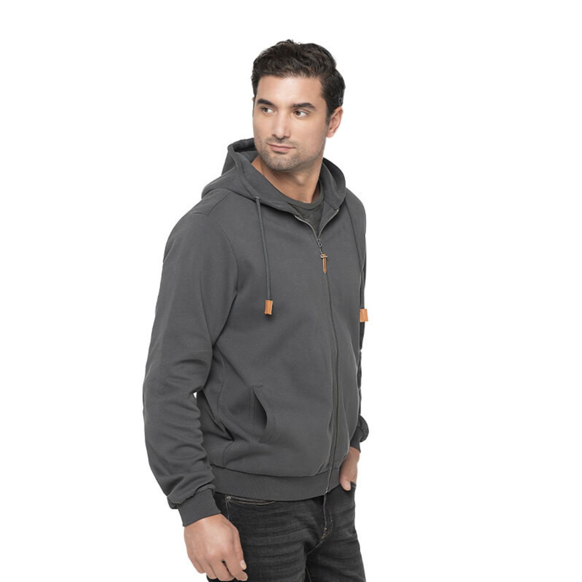 PANAMA JACK - Polerón Hombre Casual Gris Panama Jack