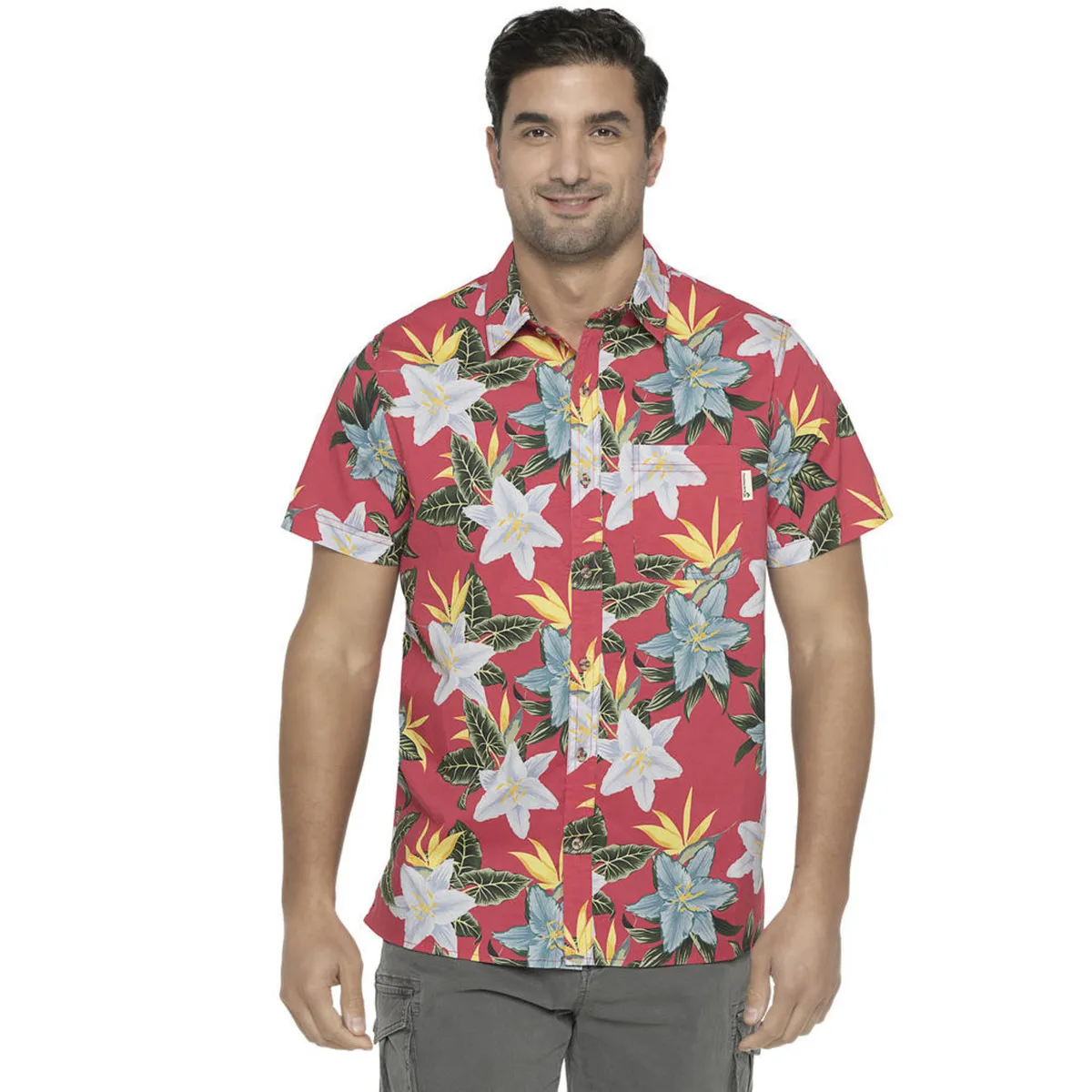 PANAMA JACK - Camisa Hombre Casual Fucsia Panama Jack