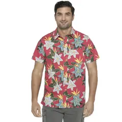 PANAMA JACK - Camisa Hombre Casual Fucsia