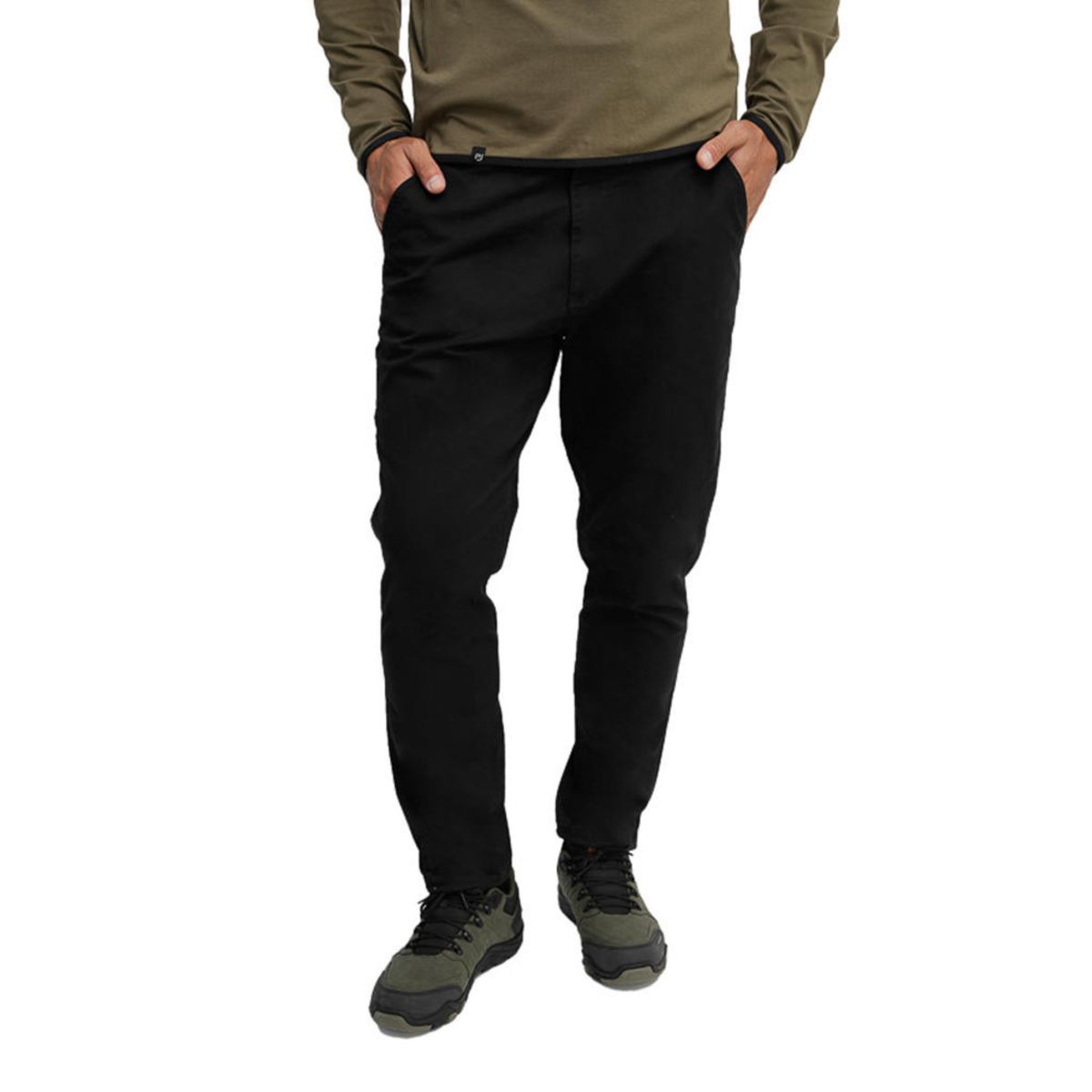 PANAMA JACK - Pantalón Hombre ajustable Relaxed Negro Panama Jack