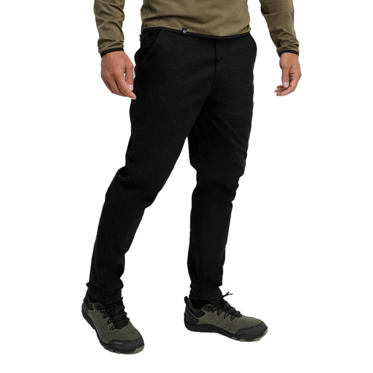 PANAMA JACK - Pantalón Hombre ajustable Relaxed Negro Panama Jack