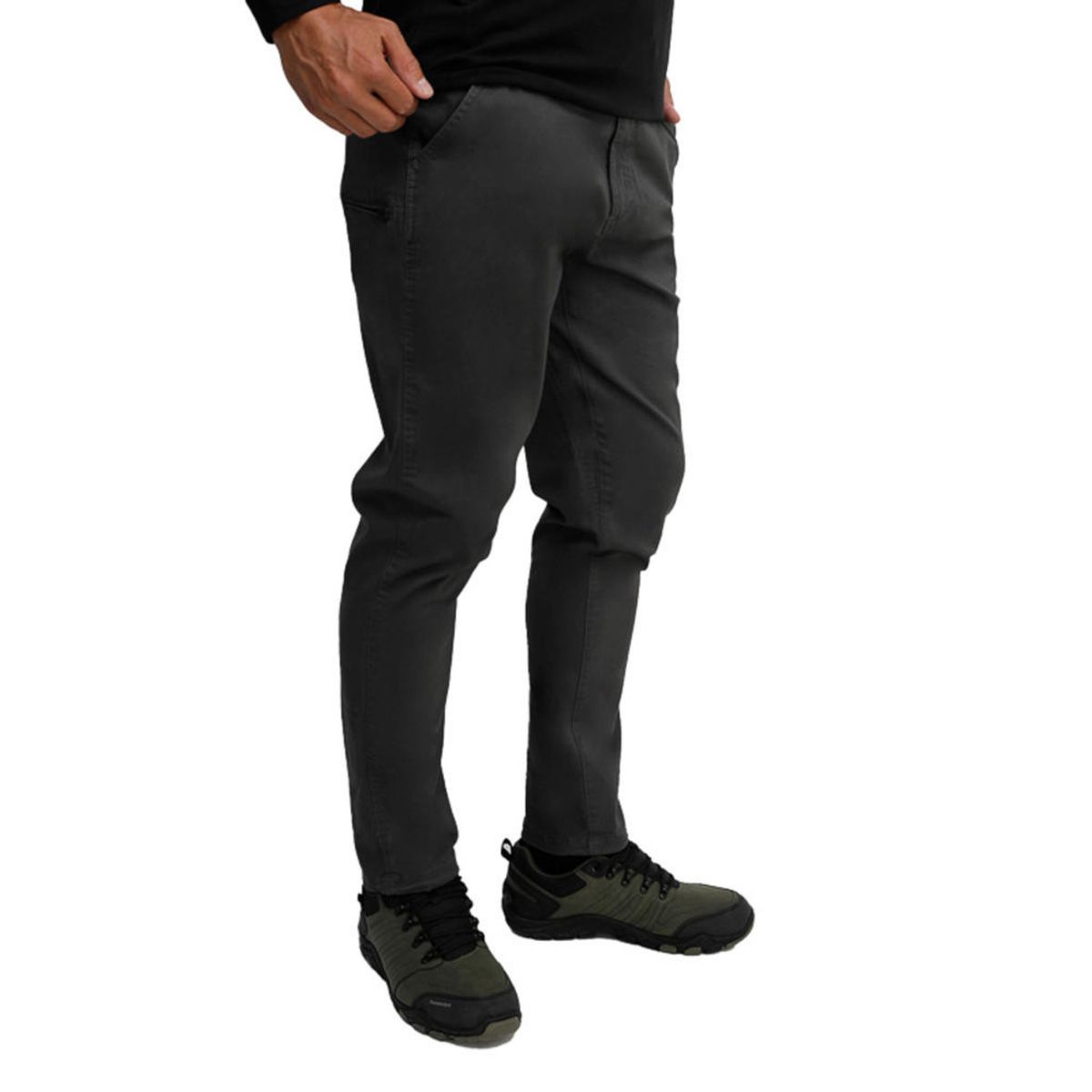 PANAMA JACK - Pantalón Hombre ajustable Relaxed Gris Panama Jack