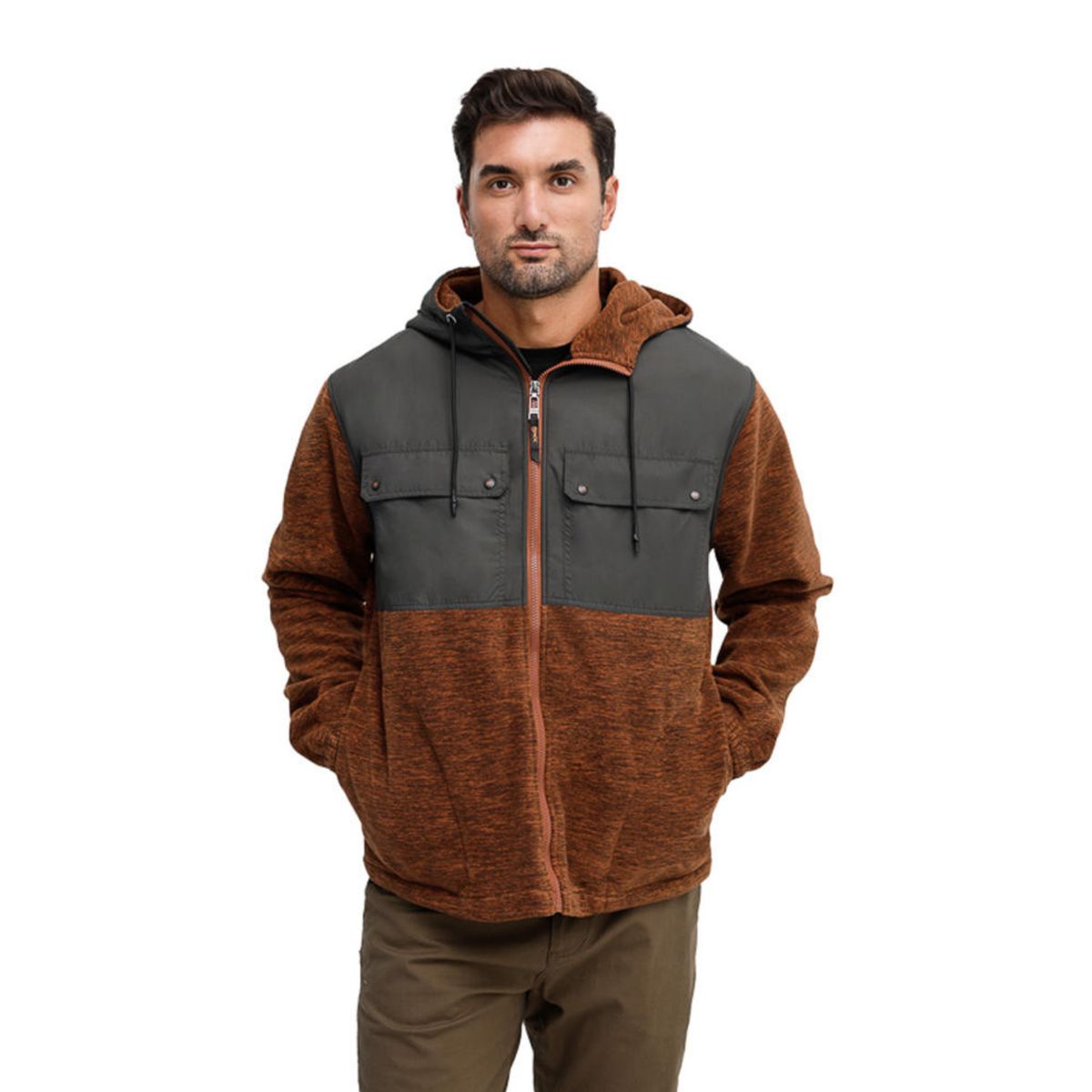 PANAMA JACK - Chaqueta Hombre Polar Naranja Panama Jack