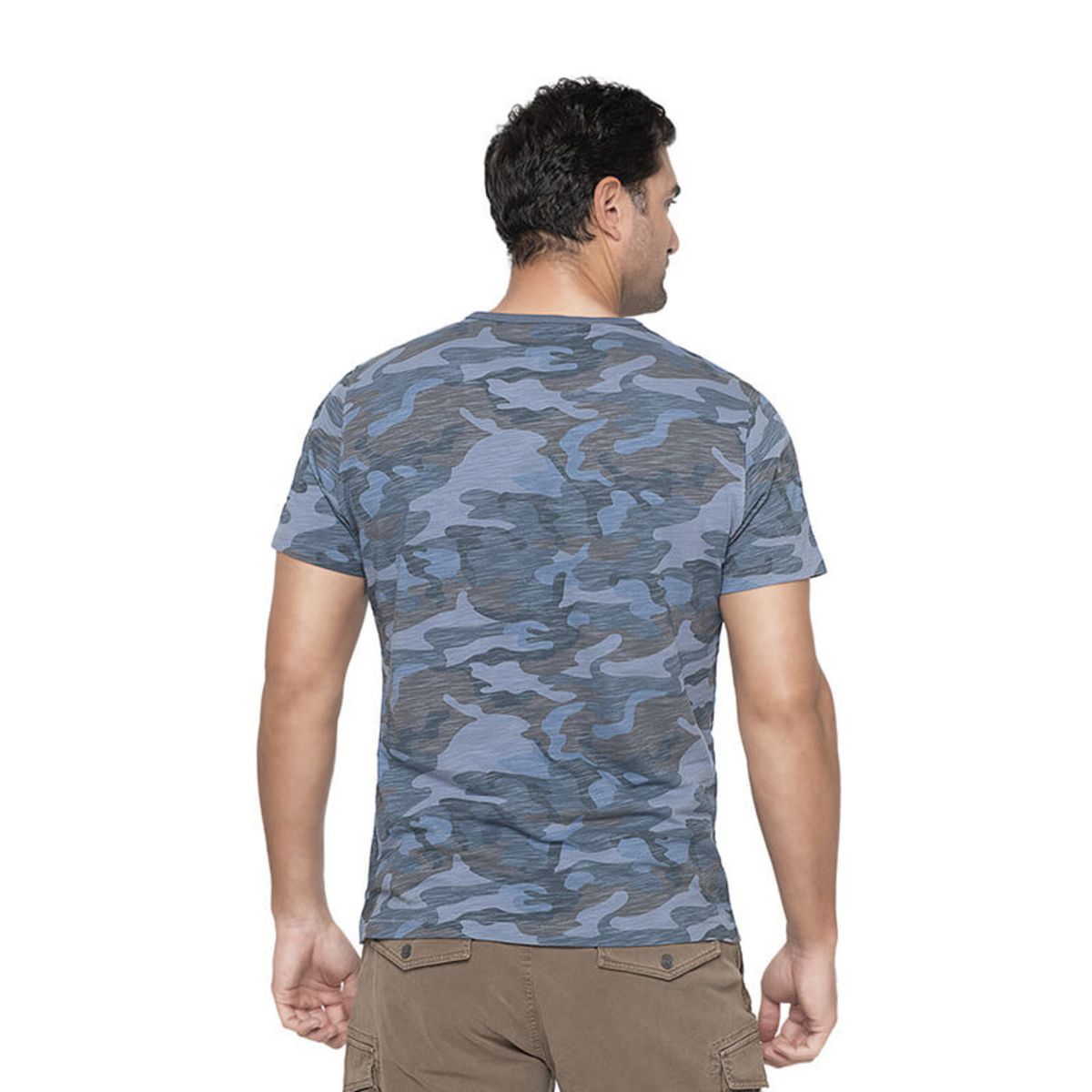 PANAMA JACK - Polera Hombre Casual Azul Panama Jack