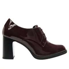 FLEXI - Bootie Mujer Mariela 130610 Burdeo Charol