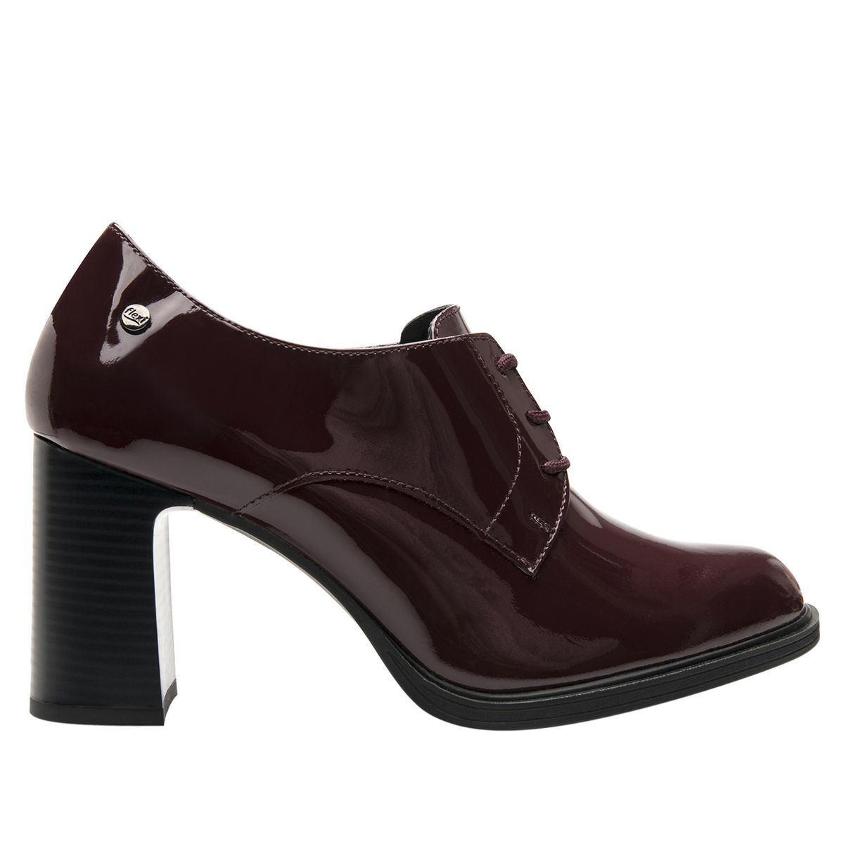 FLEXI - Bootie Mujer Mariela 130610 Burdeo Charol Flexi