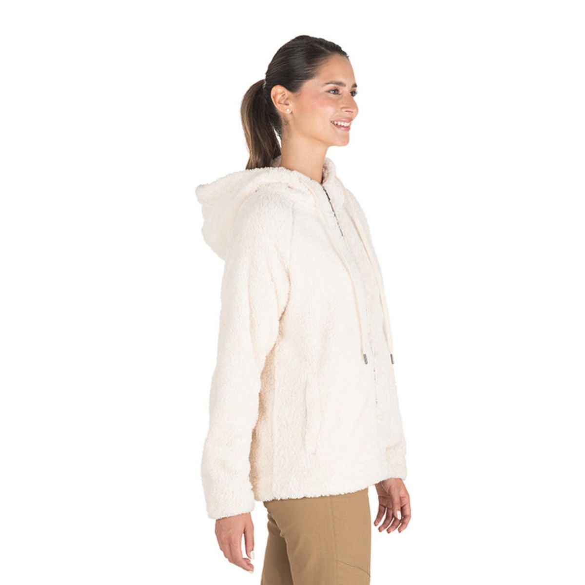 PANAMA JACK - Polerón Polar Mujer Crudo Panama Jack