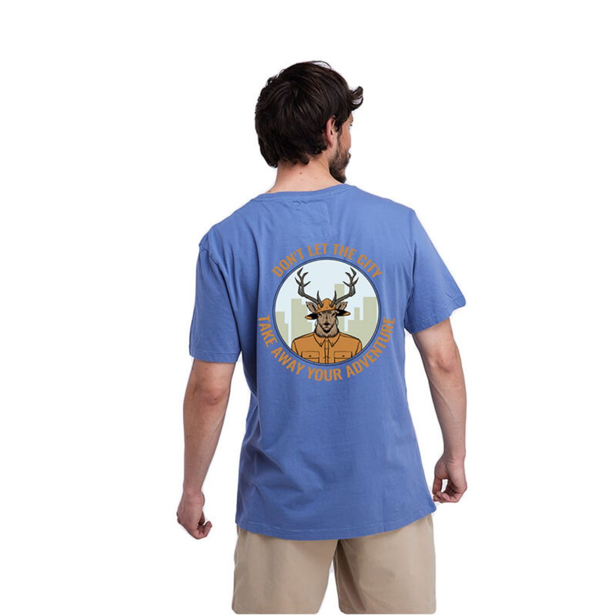 PANAMA JACK - Polera Hombre Casual Azul Panama Jack