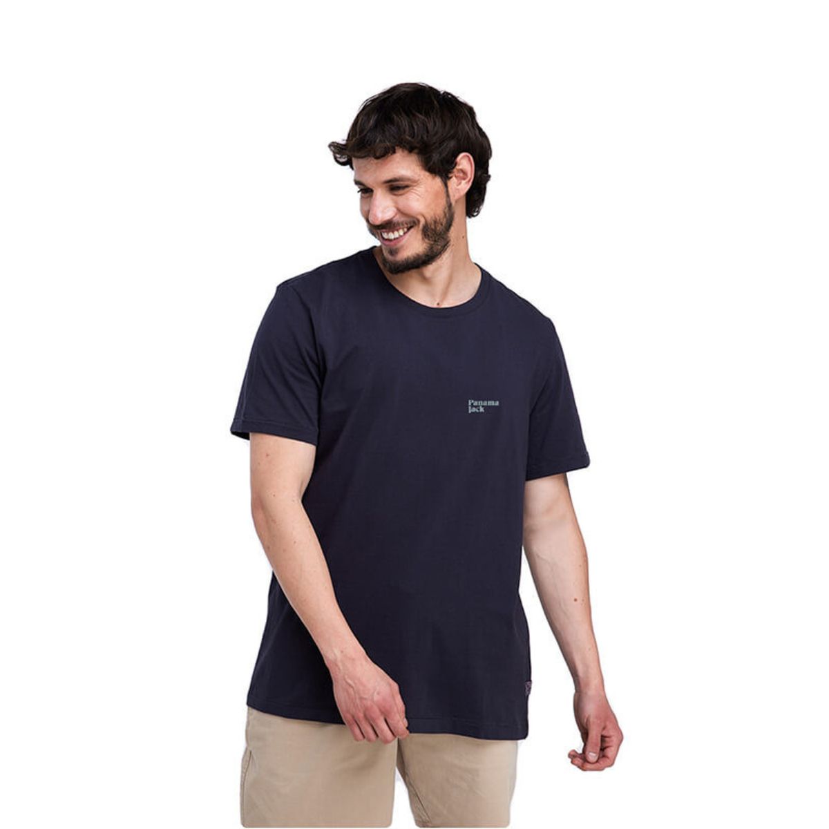 PANAMA JACK - Polera Hombre Casual Azul oscuro Panama Jack