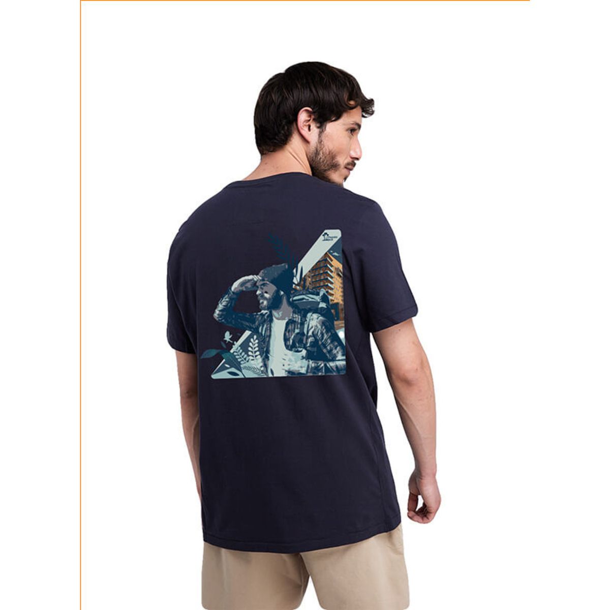 PANAMA JACK - Polera Hombre Casual Azul oscuro Panama Jack