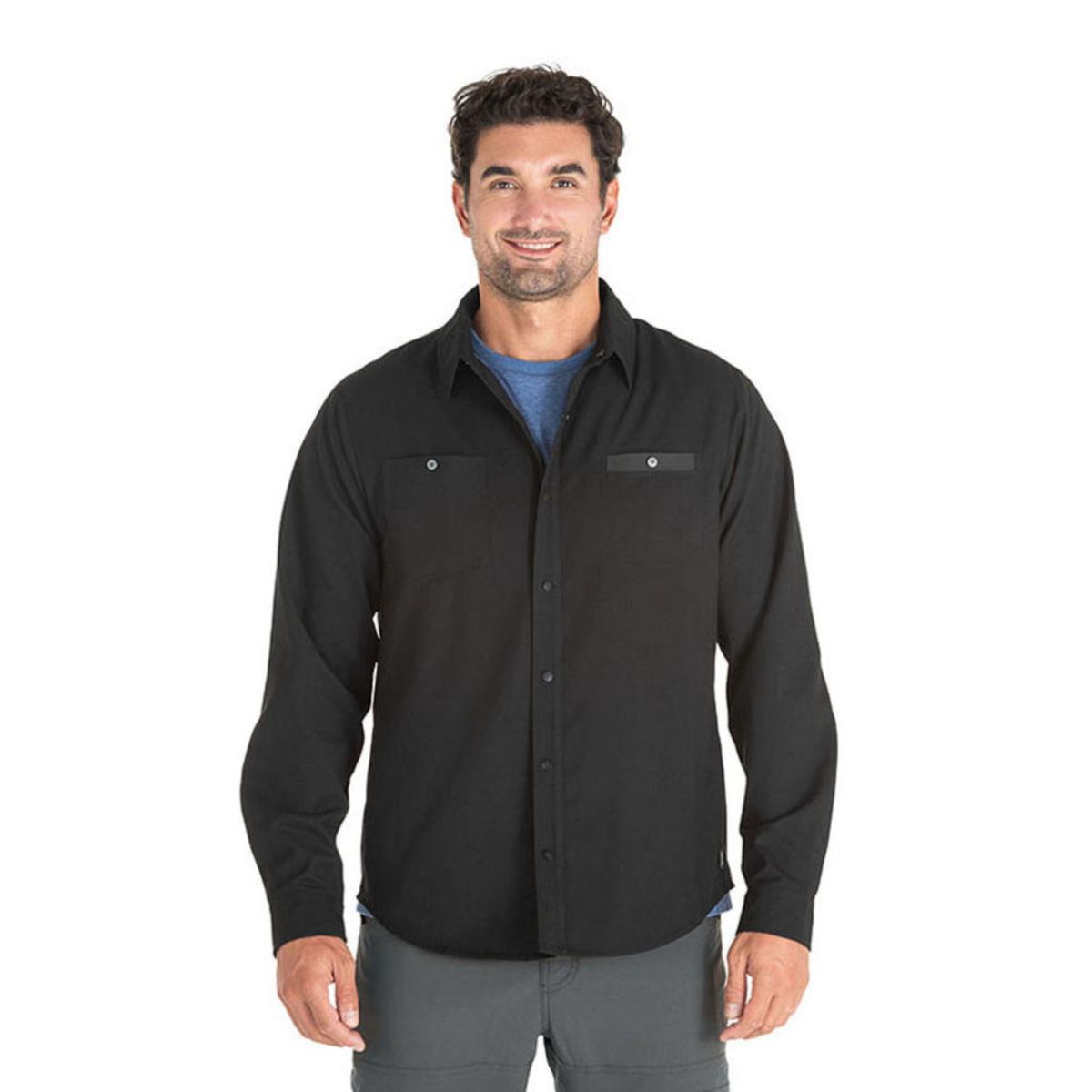 PANAMA JACK - Sobrecamisa Outdoor Hombre Negro Panama Jack